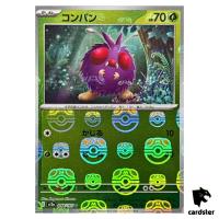 MASTER BALL REVERSE HOLO Venonat C 048/165 Pokemon 151 SV2a Japan