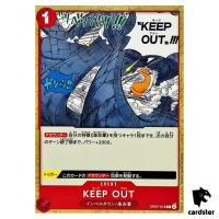 KEEP OUT OP07-018 C 500 Years in the Future One Piece Card Japan