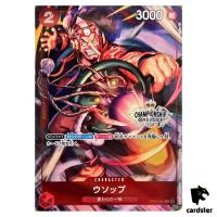 Usopp OP01-004 Championship Prize [PAR] Parallel Promo One Piece Card Japan
