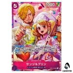 Sanji and Pudding SR EB02-035 [PAR] 8 Pack Battle ONE PIECE Japan