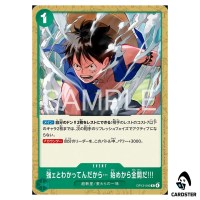 I Know Youre Strong So Ill Go All R OP13-040 [PAR] Battle Pack V.16 ONE PIECE