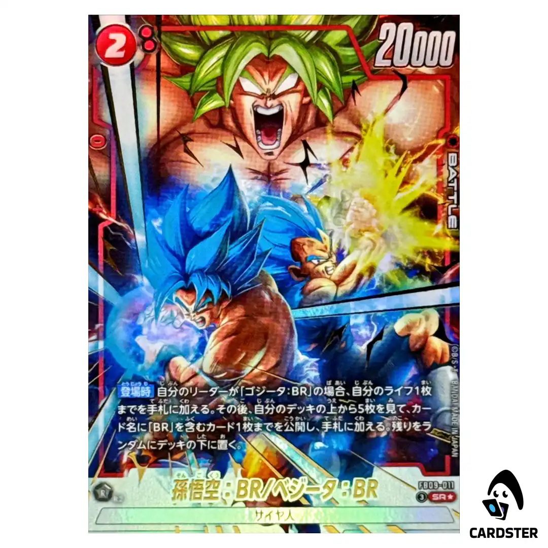 Son Goku BR/Vegeta BR SR FB09-011 [PAR] DualEvolution Dragon Ball