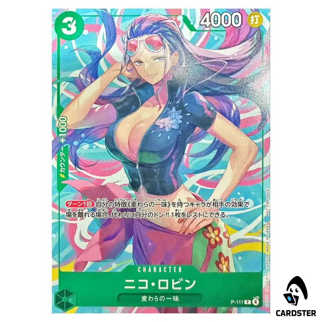 Nico Robin P P-111 Heroines CUP Event ONE PIECE Card Japanese | eBay